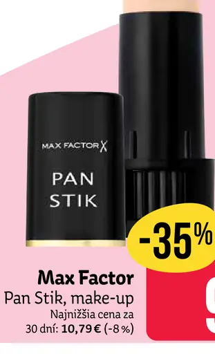 Max Factor Pan Stik make-up
