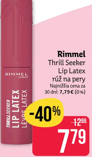 Rimmel Thrill Seeker Lip Latex rúž na pery