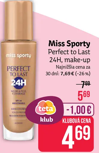 Miss Sporty Perfect to Last 24H Make-Up