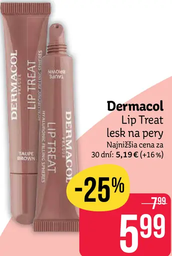 Dermacol Lip Treat lesk na pery
