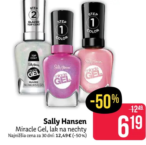 Sally Hansen Miracle Gel, lak na nechty