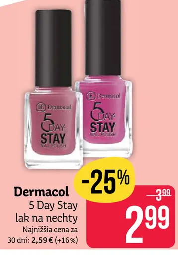 Dermacol 5 Day Stay lak na nechty