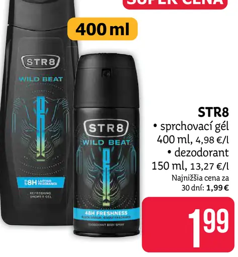 STR8 Sprchovací gél