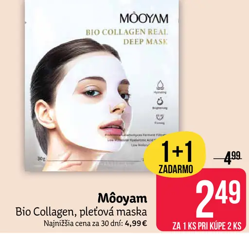 Mooyam Bio Collagen pleťová maska