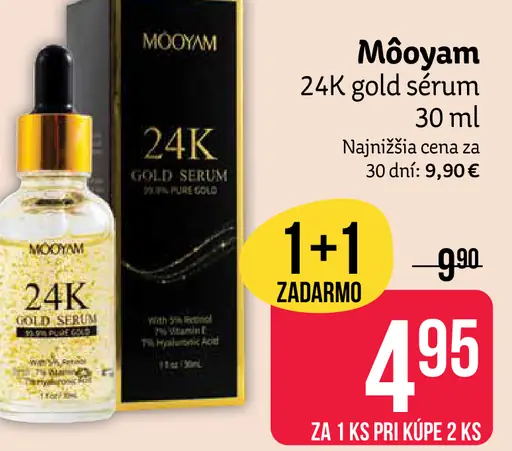 Mooyam 24K gold sérum