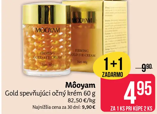 Mooyam Gold spevňujúci očný krém