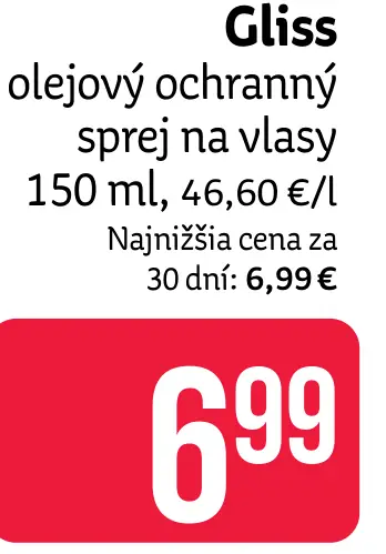 Gliss olejový ochranný sprej na vlasy