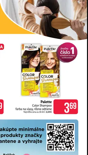 Palette Color Shampoo farba na vlasy