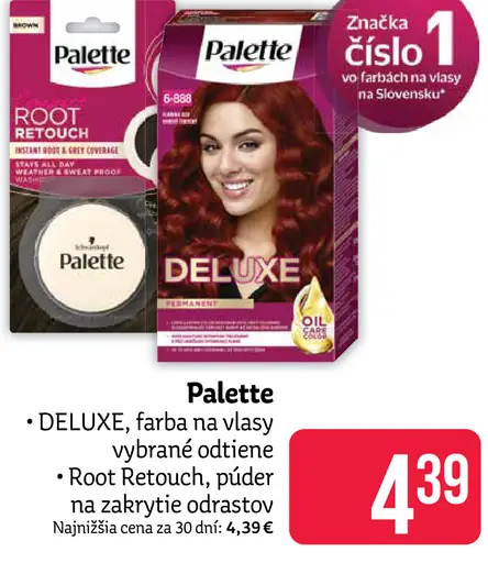 Palette Deluxe farba na vlasy Root Retouch púdrový zakrývač odrastených vlasov
