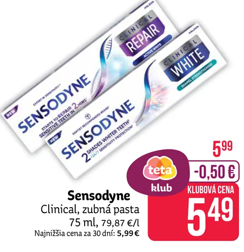 Sensodyne Repair & Protect Whitening zubná pasta