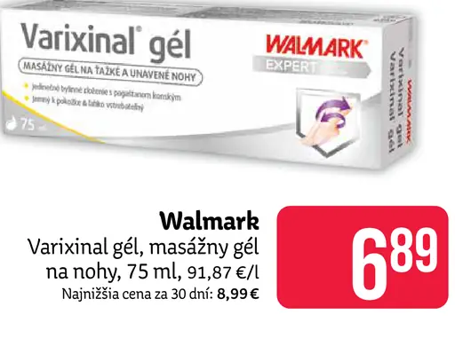 Walmark Varixinal gél masážny gél na nohy