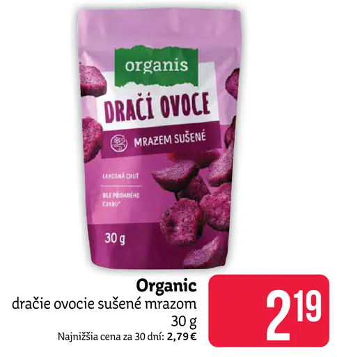 Organis dračie ovocie sušené mrazom