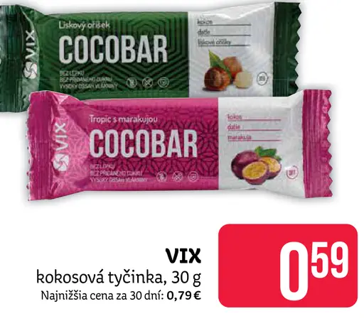 VIX Cocobar kokosová tyčinka