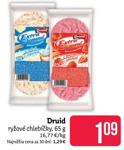 Druid ryžové chlebíčky