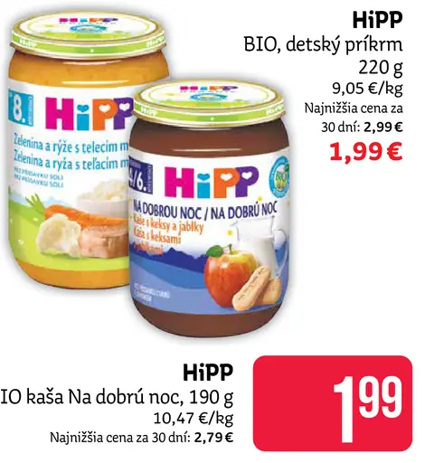 HiPP BIO detský príkrm
