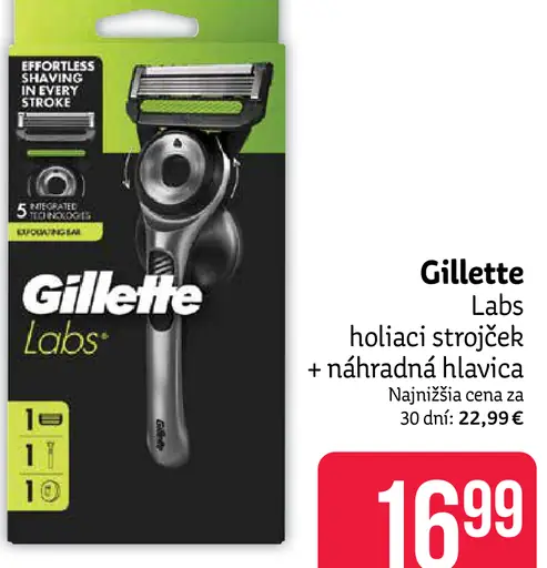 Gillette Labs holiaci strojček + náhradná hlavica