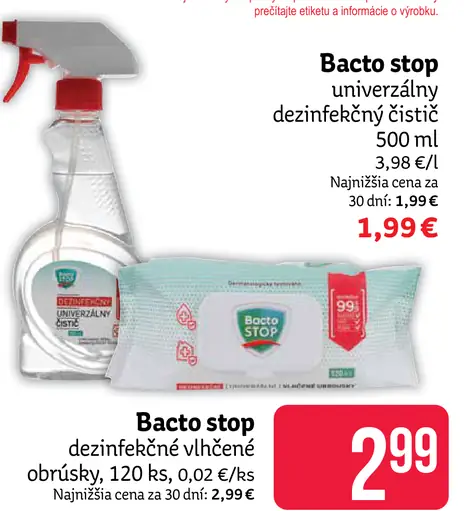Bacto stop dezinfekčný čistič