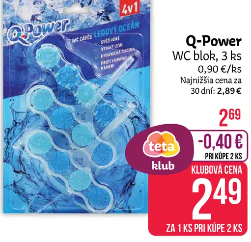 Q-Power WC blok