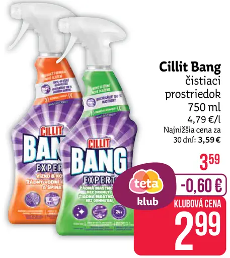 Cillit Bang čistiaci prostriedok