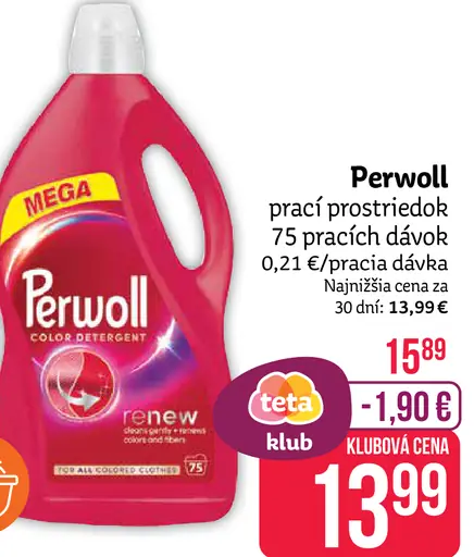 Perwoll prací prostriedok