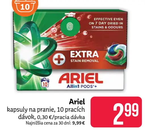 Ariel Allin1 Pods kapsuly na pranie