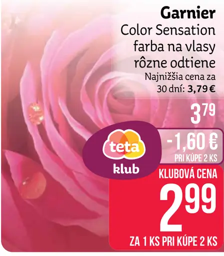 Garnier Color Sensation farba na vlasy