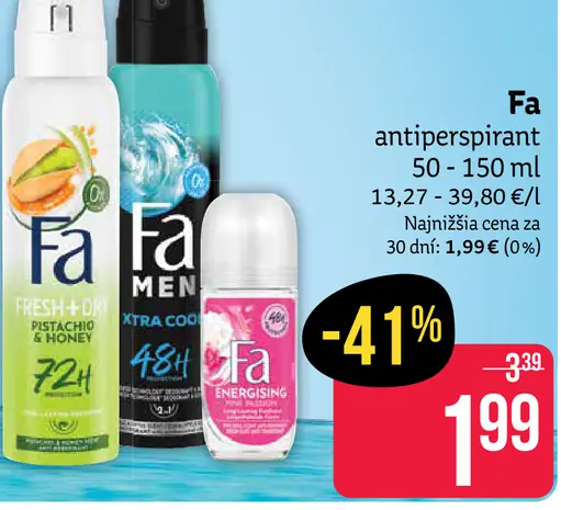 Fa antiperspirant