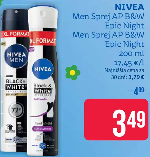 Nivea Men Black & White Invisible Original sprej antiperspirant