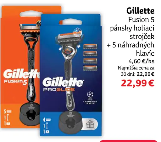 Gillette Fusion5 pánsky holiaci strojček s náhradnými hlavicami