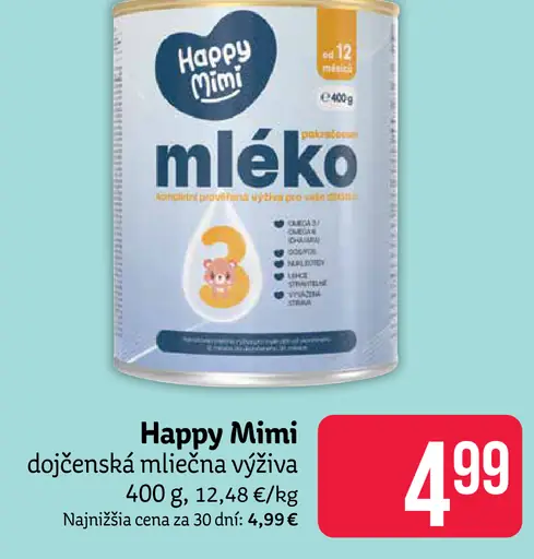Happy Mimi dojčenská mliečna výživa