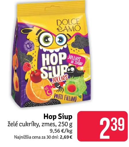Hop Siup želé cukríky, mix