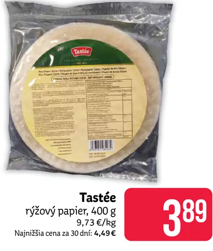 Tasteé ryžový papier