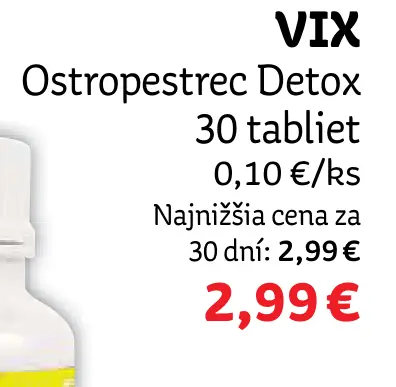 Vix Ostropestrec Detox