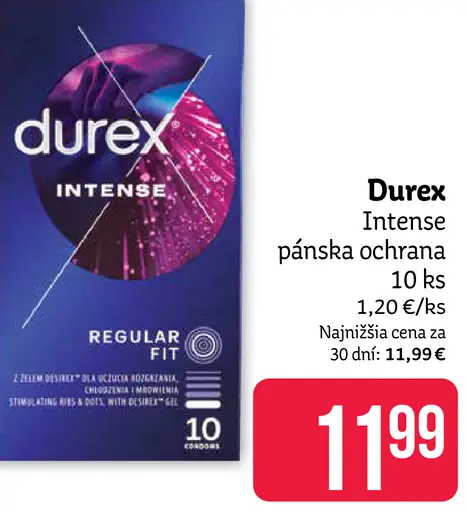 Durex Intense pánska ochrana