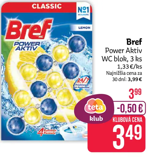 Bref Power Aktiv WC blok