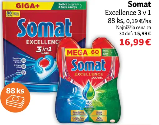 Somat Mega tablety do umývačky riadu