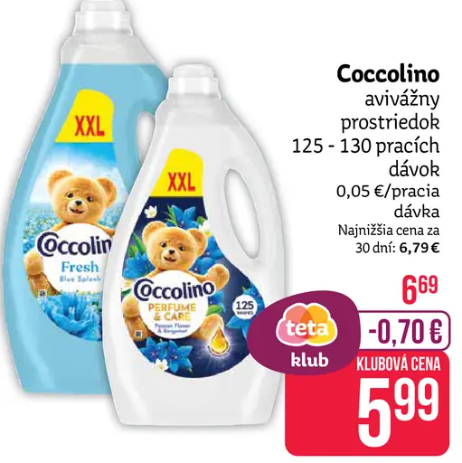 Coccolino avivážny prostriedok