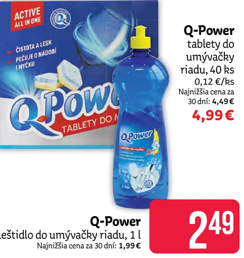 Q-Power tablety do umývačky riadu