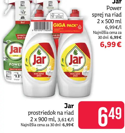 Jar Power sprej na riad