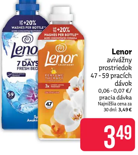 Lenor avivážny prostriedok