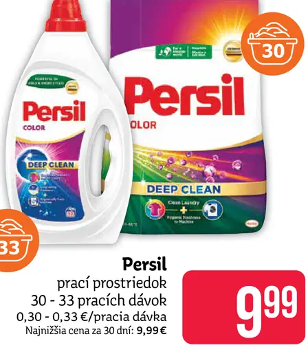 Persil prací gél a prací prášok