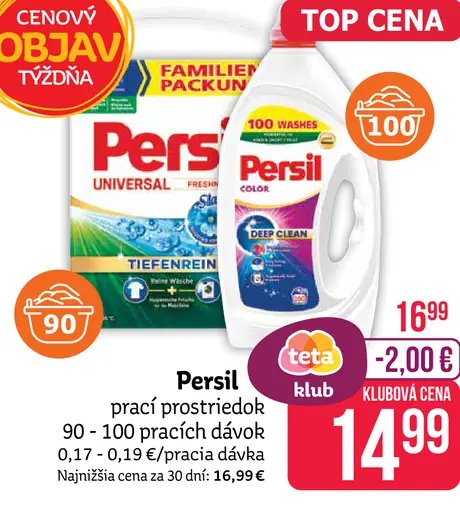 Persil prací prostriedok 100 pracích dávok