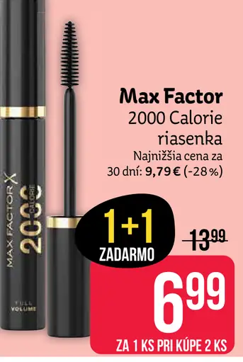 Max Factor 2000 Calorie riasenka