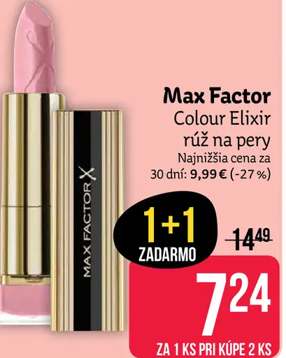 Max Factor Colour Elixir rúž na pery