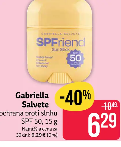Gabriella Salvete SPFriend Sunblock ochrana proti slnku SPF 50