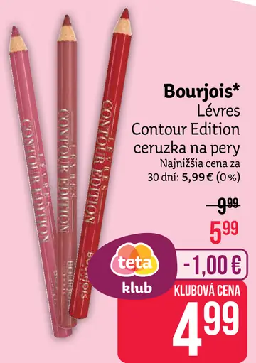 Bourjois Contour Edition ceruzka na pery