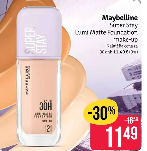 Maybelline Super Stay Lumi Matte Foundation make-up