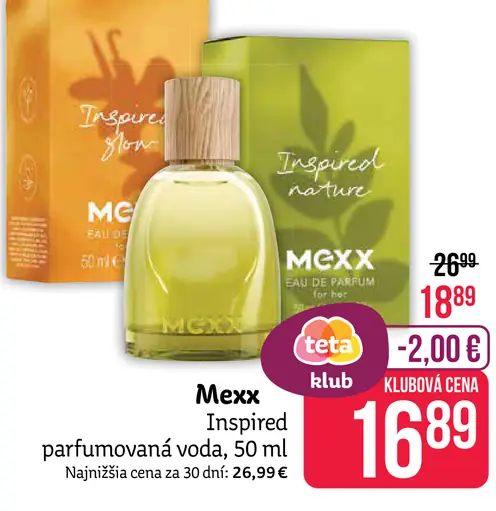 Mexx Inspired Glow parfumovaná voda