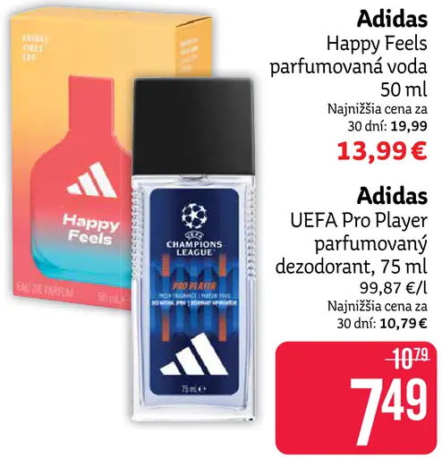 Adidas Happy Feels parfumovaná voda