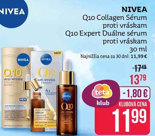 Nivea Q10 Collagen Expert sérum proti vráskam